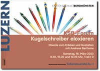 Flyer KSB-Forum: Kugelschreiber eloxieren