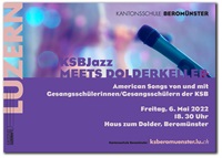 Flyer KSBJazz meets Dolderkeller 2022