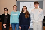 KSB-Team beim Regionalfinal Zentralschweiz von «Jugend debattiert»