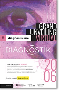 Flyer virtuelle Ausstellung «diagnostik»