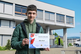 Nils Rüst Goldmedaille Känguru Wettbewerb 2026